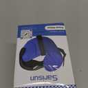 SARISUN Travel Pillows for Airplanes, Airplane Pillow for Long Flight, Airplane Head Strap with Eye Mask for Sleep, Travel Neck Pillow for Car Road Trip, 360 Support Headrest, Stop Bobblehead, Black