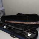 Aileen Violin 4/4 Full Size for Adults Beginners, Black Fiddle Starter Kit for Students Age 12+, including Music Stand, Unique New Fingerboard Sticker, Mute