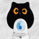 Cute Black Cat Bathroom Rug U Shaped Toilet Rug Soft Bath Mat Non Slip Washable Floor Mat for Home Hotel Bathroom Restroom Decor