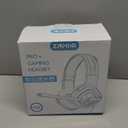 ZIUMIER Z66 Gaming Headset, Wired, Over-Ear, Noise Cancelling Mic, RGB Light, Stereo Surround Sound, Compatible with PS4, PS5, Xbox One, Laptop (Green)