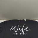 Wife Est 2025 Just Married Honeymoon Wedding Couples T-Shirt