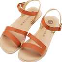 Girls Sandals Open Toe Strappy Summer Shoes Dress Sandals for Girls, Size 2 