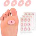 Callus Cushions, Oval Corn Pads, Foam Padding with Self-Stick Adhesive, Protects Toes, Foot and Heel from Rubbing and Friction, Pain Relief from Calluses, Corns, Blisters (90 Count, Small Size)