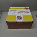 SPRINGBOW Fruit Bowl – 10” Gray Decorative Bowl with Ripple and Pedestal – Purse bowl, Decorative Bowls for Home Décor, Glass Fruit bowl, Candy bowl, Centerpiece, Decorative Glass Bowl