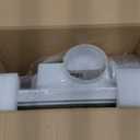 Bathroom Exhaust Fan with Light, 10" Inch Square Bath Fan Light, 141CFMCeiling Mount Ventilation Fan, Ultra Quiet 1.0 Sone Shower Exhaust with LED Lights for Home/Office