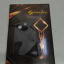 Designed for iPhone 12 Case with Screen Protector - Upgraded Camera Protection - Wireless Charging Compatible - Silicone Protective Phone Case 6.1" for Men Women Girls - Black