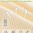 Newborn Unisex Baby Clothes 0-3 Months,Long Sleeve Onesie Infant Coming Home Outfits Romper with Mittens & Hat (Beige)