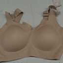 PoseFree Womens Seamless Wireless Supportive Bra Push Up Comfort Soft No Underwire Full Coverage T-Shirt Bra Size XL