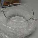 AEFPOYMXU Clear Glass Simmer Pot for Stove Potpourri Cooking Saucepan with Cover Cookware Set Heat-Resistant Stovetop Pot And Pan with Lid, Soup, Milk, Baby Food,Fruit and Spices 1.5L/ 50 FL OZ (1.6 Quarts)