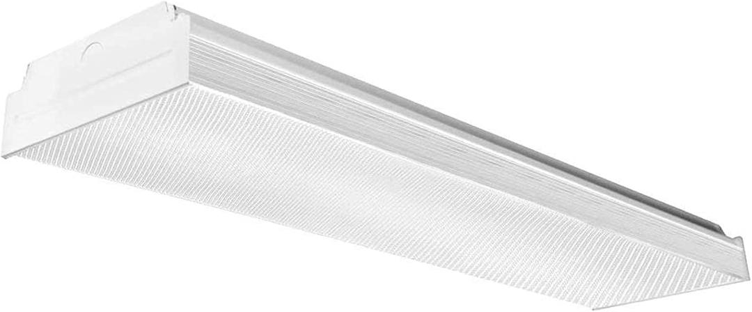ANTLUX 2FT LED Wraparound Flush Mount LED Garage Lights, 20W 2400LM, 4000K Neutral White, 2 Foot LED Wrap Light, Integrated Linear Ceiling Lighting Fixture for Kitchen, Laundry, Workshop, Closet