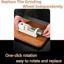 Rechargeable Electric Knife Sharpener with 2-Stage Diamond Abrasives, Portable Home Use Knife Sharpener Electric for Kitchen, Fruit, Chef & All-Purpose Knives