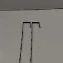 Over-The-Door Mirror Hanger, Adjustable 13.6 in Door Mirrors Hanger with Protective Lining, Prevent Scratches, 2 Pcs Door Brackets Perfect Height and Fit (Mirror Not Included) - Black