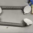 16.5inch Suction Bath Grab Bar with Indicators, Balance Assist Bathroom Shower Handle, Silver/GreyPack of 2