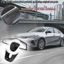 MUXEE 3Pcs Steering Wheel Cover Trims Interior Decaration Sticker for Kia Forte Cerato K3 2019 2020 2021 2022 2023 2024 - ABS Carbon Fiber Sport Interior Accessories(NOT FIT GT and GT Line Models)