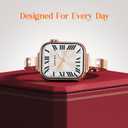 Mosonio Slim Bracelet Band with Sparkly Accents Compatible with Apple Watch Bands 46mm 45mm 44mm 49mm 42mm(Series 3 2 1)/ 38mm 40mm 41mm 42mm(Series 11 10) for Women, Stylish Adjustable Link Thin Metal Strap for iwatch Ultra Series 11 10 9 8 7 6 5 4 SE 3 2 1