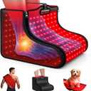 Red Light Therapy for Feet, Infrared Light Therapy for Feet Neuropathy with 200 LEDs 3-in-1 Chip 660nm Red Light-Therapy & 850nm Infrared Light Device for Body Full Coverage Detachable by Zips
