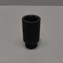 1/2" Drive x 30 mm Deep 6 PT Impact Socket, CR-MO, 1/2-inch Drive 6 Point Axle Nut Socket for Easy Removal of Axle Shaft Nuts (30MM)