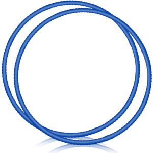 WinnerWhy 2 Pcs Toy Hoop Exercise Hoop Detachable Adjustable Plastic Toy Ring Playground Equipment for School Colored Circles Exercise Ring for Teens Dog Agility Equipment(Royal Blue,20 Inch)
