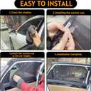 2026 New Upgrade Car Window Shades for Side Window 25"X15"(2 Pack),Car Window Shade for Baby Suction Cup,Sun Shade Side Window Can Blocks 99.98% UVR