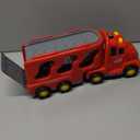 JUKUDAHU Truck Toys for 3 4 5 6 Years Old Boys, Toddler Car Toys for Toddler Boys Ages 3-5, Fire Toys Car Carrier Vehicle Toy Set, Kids Toys Truck Set for Age 3-9