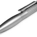 Titanium Bolt Action Pen 4.4" Heavy-Duty EDC Ballpoint Pen w/Extra Refill Tactical Pocket Pen for Office, Everyday Carry & Gifts (Black Ink)