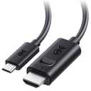 Cable Matters Unidirectional USB C to HDMI 2.1 Cable - 6ft, Support 4K@240Hz and 8K@60Hz, HDR - Thunderbolt 4, Thunderbolt 5, USB 4 Compatible with MacBook Pro, XPS, ThinkPad - Max 4K 60Hz on macOS