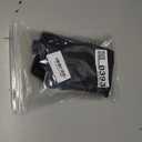 Just Quella Black Faux Leather Split Hem Mini Skirt Size Medium