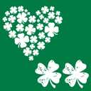 St Patricks Day Shirt for Women Lucky Shamrock T-Shirt Long Sleeve Irish Clover Heart Tee Top (Green, S)