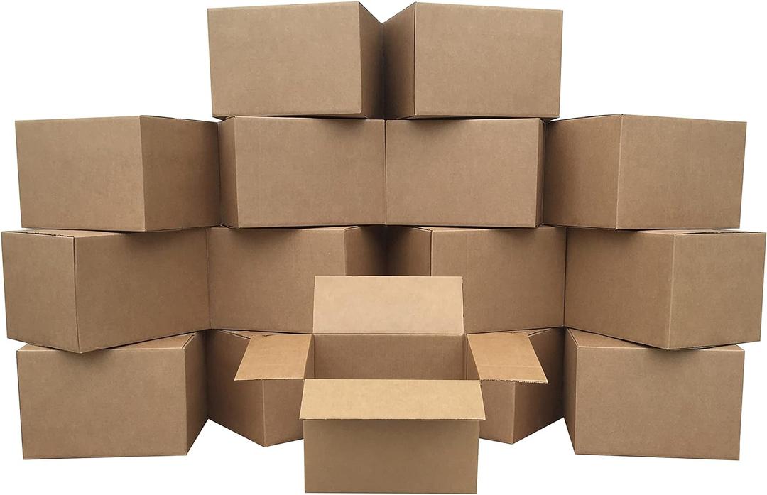 uBoxes Moving Boxes Bundles Medium Boxes 18" x 14" x 12" - Medium Boxes (Pack of 15)