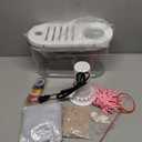 2.2 Gallon Fish Tank Kits,Small Aquarium Starter Kit,Nano Desktop Tank with Quiet Filter, Lid,ColorChanging Light&Decor for Betta Shrimp Guppy Jellyfish Goldfish Beta(12.6 * 7 * 5.6 Inch)