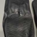 Waterproof Shoe Covers, Reusable & Foldable Rain Boot Shoe Cover with Zipper, Non-Slip, Reflector, Men Women Rain Gear, Black (Large Wide)