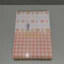 2 Pcs Pink Strawberry Bow Spiral Notebook, Cute Preppy Spiral Journal Notebook for Women Friend Girls, 160 Pages Trendy Hardcover Journaling Notebooks for Home Office Writing Aesthetic Notebooks