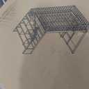 KEIKI Full Size Loft Bed with Movable Desk, Storage Shelf, Storage Stairs, Wood Bedframe, Espresso