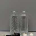 Glass Coffee Syrup Dispenser Bottles Set - 2 Pack, 5 OZ with Metal Pour Spouts and Labels, Perfect for Maple, Honey Syrup & Oil