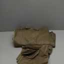 Grill Gazebo Replacement Canopy Top Cover 58 Double Tiered BBQ Roof ONLY FIT for Gazebo Model L-GG001PST-F (Khaki)