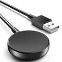Charger for Samsung Watch Compatible with Galaxy 7/6/6 Classic/5/5 Pro/4/4 Classic/3/Active Ultra/FE Watch-Charger USB Magnetic Charging-3.3ft/1m