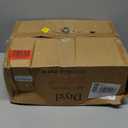 Outdoor Barn Light Fixture, 12.3 Inch Large Dome Farmhouse Wall Mount Light Wall Sconce Exterior Wall Lighting Fixture Industrial Black Finish Lantern with Gold Interior for Porch Garage Patio, 2 Pack 