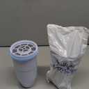 ZeroWater Official Replacement Filter - 5-Stage 0 TDS Filter Replacement - System IAPMO Certified to Reduce Lead, Chromium, and PFOA/PFOS, 2-Pack, White