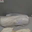 LOFE Buckwheat Pillow - Adjustable Buckwheat neck Pillow(17x6) to Provide Firm Support, Neck Roll Pillows for Side and Back Sleepers, Cylinder Bolster Pillows with Organic Pillowcase