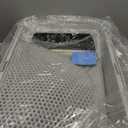 Stainless Steel Litter Box | XL Enclosed Cat Litter Boxes with Lid for Big Cats | High Sided, Anti-Urine Leakage | Non-Stick Bottom & Includes Litter Mat & Metal Scoop (Silver Gray)