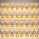 36 Pcs LED Cordless Table Lamp Bulk Rechargeable, Gold, 26.18"D x 20.08"W x 15.16"H