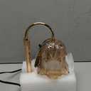 Candle Warmer Lamp Adjustable Timer - Electric Flower Glass Candles Warmers Adjustable Height Dimmable Vintage Base Modern Wax Candles Top Warmers for Small Jar Scented Wax Melts