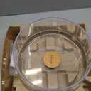 Niteangel Super-Silent Hamster Exercise Wheels: - Quiet Spinner Hamster Running Wheels with Adjustable Stand for Hamsters Gerbils Mice Or Other Small Animals (L, Transparent)