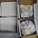 IRONWALLS Hidden Shackle Padlock with Key, 2.87/73mm Steel Heavy Duty Door Lock Keyed Alike with Locking Hasp, 80mm Screws, Fits for Trailers, Trucks, Vehicles, Garage, Shipping Container (1 Pack, Silver)