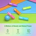 EBL AA Rechargeable Battery 10 Pack 2500mAh Ni-MH Double A Pre-Charged Rechargeable Batteries (10 Pack, 5 Colors in a Box)