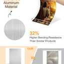 3 x ALKB Jesus and Lamb Metal Sign Wall Art Gifts for Christians.He Left The 99 to Rescue Me Sign Print Christian Home,Office,Bedroom Wall Decor 8 x 12 Inch