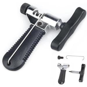 Universal Bicycle Chain Breaker Tool with Removable Chain Hook, Bike Chain Tool for 7/8/9/10 Speed, Motorcycle Chain Tool, Compact Bike Repair Tool Kit, 4.1 Inches