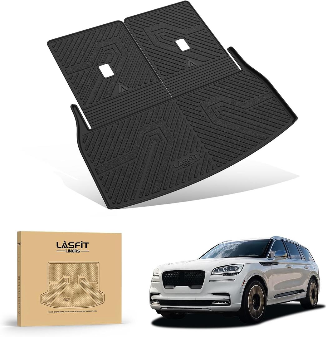 LASFIT Cargo Mat for 2020-2026 2027 Lincoln Aviator with Backrest Mats