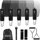 VEICK Resistance Bands, Exercise Bands, Workout Bands, Resistance Bands for Working Out with Handles for Men and Women, Exercising Bands for Fitness Weights Work Out at Home (Gray)