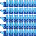 Kanayu 4GB 100 Pack USB Flash Drives Bulk 2.0 USB Thumb Drives Memory Drive with LED Light Portable Keychain Flash Drive for Data Storage Pc Computer Laptop Office School (Blue)
